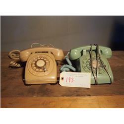Retro Desk Phones, Pair
