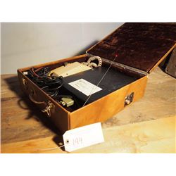 One of the First Suitcase Car Phones