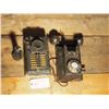 Image 1 : Old Black Wall Mount Phone, Pair