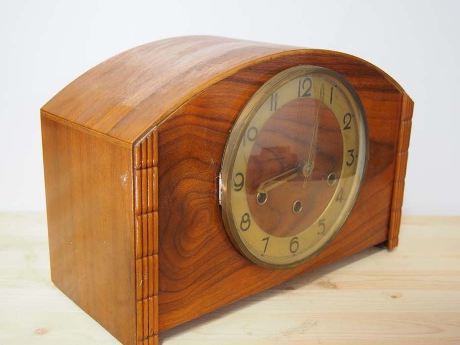 Black Forest Mantle Clock, Restored