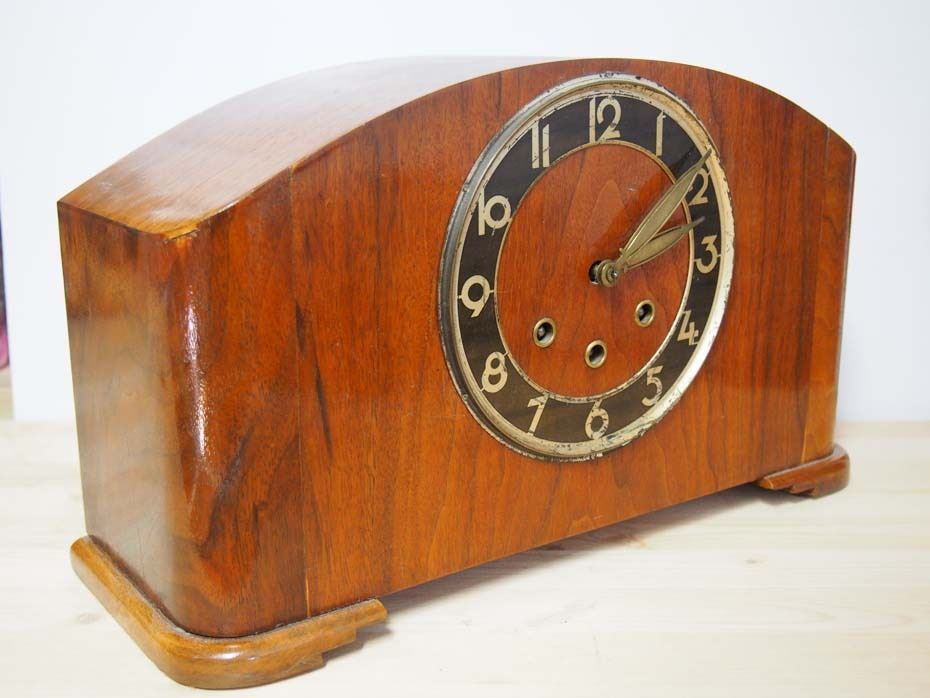 Black Forest Mantle Clock, Restored