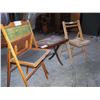 Image 1 : Folding Chair / TV Table / Childs Alphabet Easel