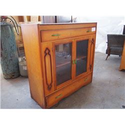 Walnut 2' Door China Cabinet