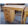 Image 1 : Small 3 Drawer Birch Desk