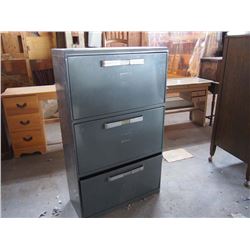 3 Drawer Tilt Front Metal Filing Cabinet