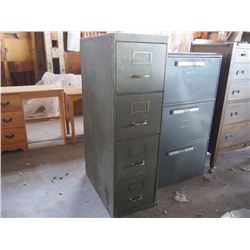Army Green Metal Filing Cabinet