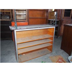 Small Bookshelf with Homemade Display Shelf