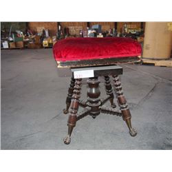 Ball & Claw Foot Organ Stool