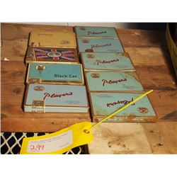 Flat 50 Cigarette Tins (9)