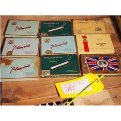Flat 50 Cigarette Tins (9)