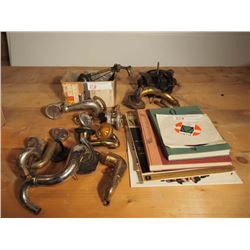 Phonograph Parts / Pieces / Some Paper Items