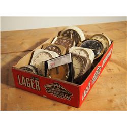 Small Windup Clocks, Lot of 10