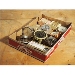 Small Windup Clocks, Lot of 12