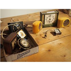 Small Electric Clocks, Lot of 8
