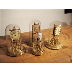 Anniversary Clocks, Lot of 4