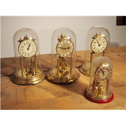 Anniversary Clocks, Lot of 4
