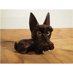 Very Unusual Wood Dog Motion Clock