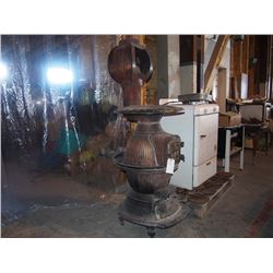 Fabulous Station Agent Heater Stove, With James Stewart Heat Exchanger