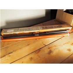 Cornet Projection Screen in Box, W/ Spare Screen