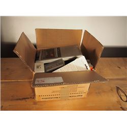 Sony Cassette Record W/ Pile of Tapes