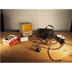 Kodak Safe Light Lamp & Spare Flasher (2)