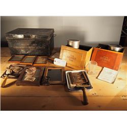 Large Assortment of Vintage Photography Developing Kit