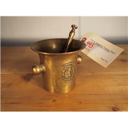 Brass Mortar & Pestle