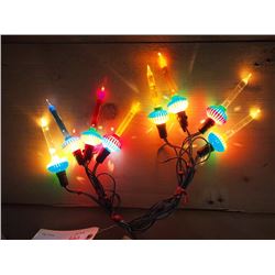 Bubble Xmas Lights, Set of (8) with (2) Spares