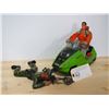 Image 1 : Arctic Rescue Skidoo With Driver & Bonus Army Fighter Toy
