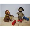 Image 1 : Battery Operated Smoking Cow & Monkey Clanging Symbols