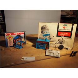 Crystal Radio Kits, Pair