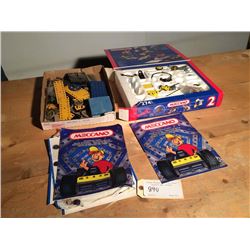 Meccano No. 2 Set With Lots of Extra Pieces