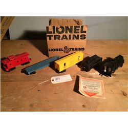 Lionel O Gauge Train Cars, Set Only