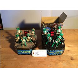 Green Machine Frog Band MIB with Backup Band