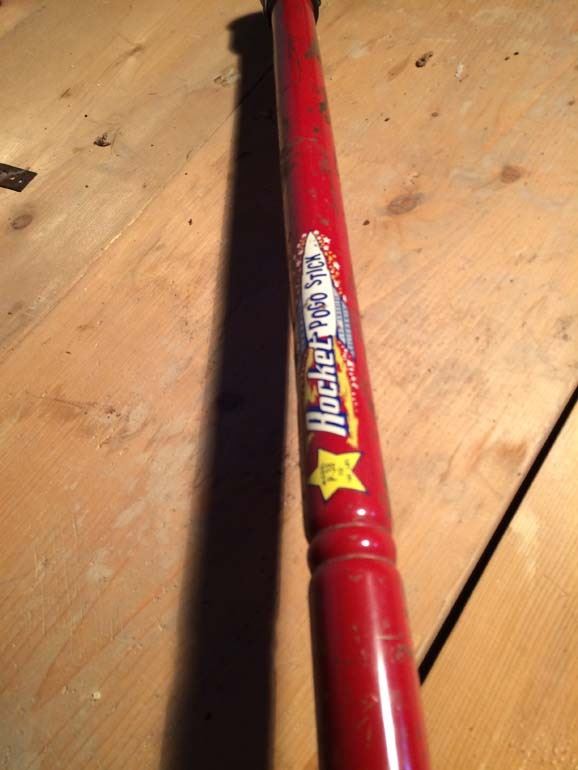 Vintage Metal Rocket Pogo Stick