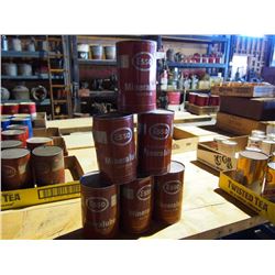 ESSO Mineralube Motor Oil (5) NOS, (1) Empty