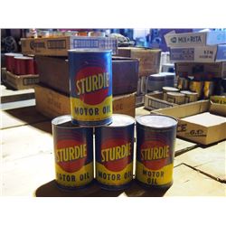 Sturdie Motor Oil (3) NOS, (1) Used