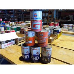 Assorted Gulf Tins (6)