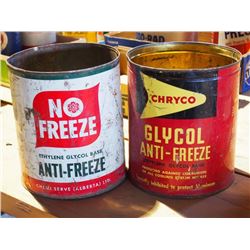 Cryco 1 Gal. Tin (1) & NoFreeze Anti Freeze Tin (1)