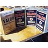 Image 1 : Texaco Valor 2 Gal. Tins (3) With Original Box