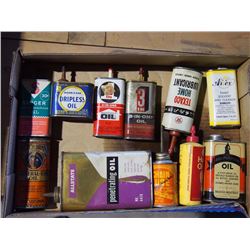 Assorted Handy Oliers & Oil (12)
