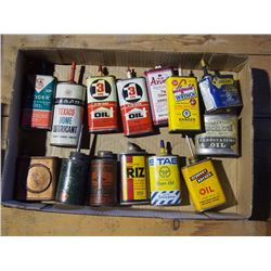 Assorted Handy Oliers & Oil (14)