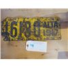 Image 1 : 1917 Alta Licence Plate