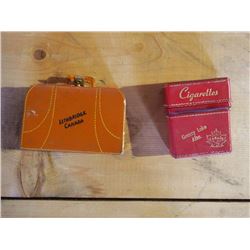 Lethbridge Advertising Liquor Case & Grassy Lake Cigarette Case
