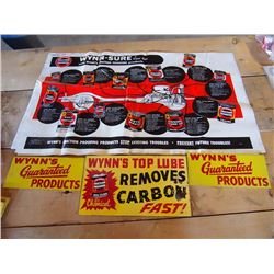 Wynn's Rack Signs (2) / Large Rack Sign (1) / Banner (1)