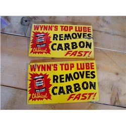 Wynn's Rack Signs, Pair