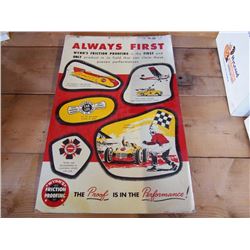 Wynn's Hard Cardboard Advertising Poster