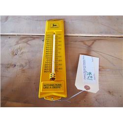 John Deere Metal Thermometer