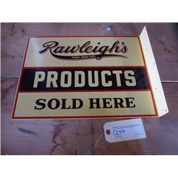 Rawleigh's Flange Sign