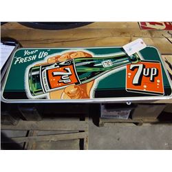 1940's 7-up Bottle Sign